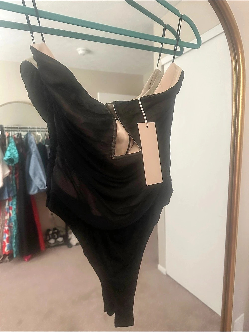 ACOA Bodysuit  in Black Size XL NWT